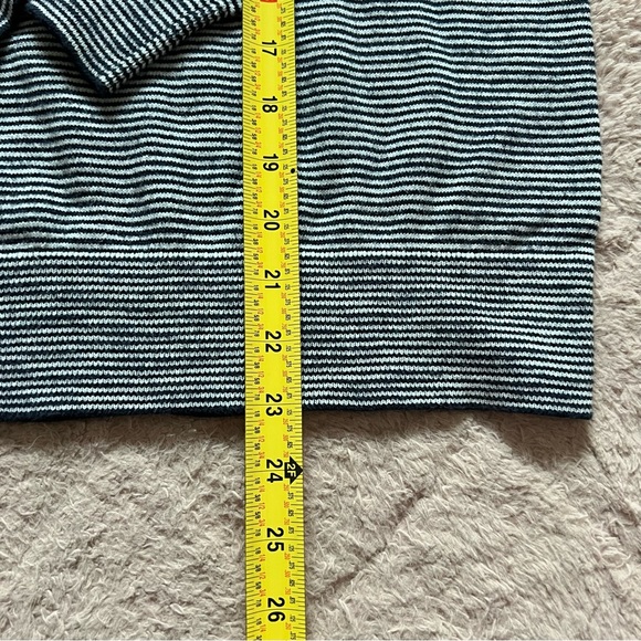 Express Cotton Blend Striped Hooded Sweater Women’s Size M - Picture 8 of 9